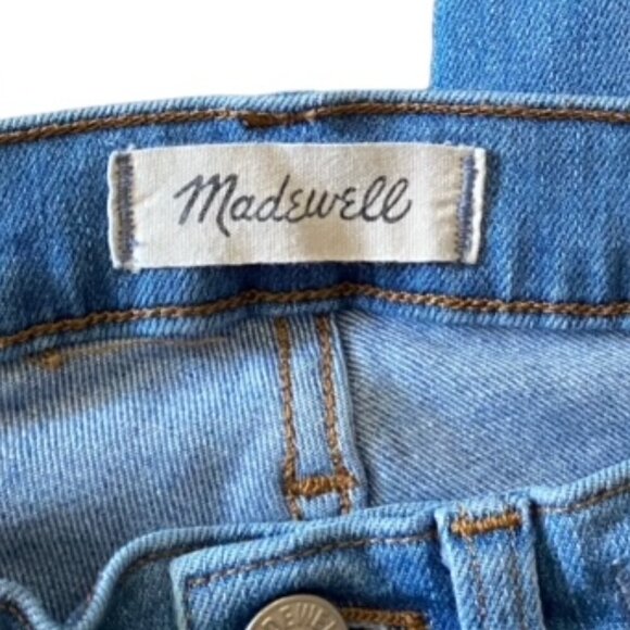Madewell 9in High Rise Seamed Step-Hem Skinny Jeans 24 - Picture 3 of 5